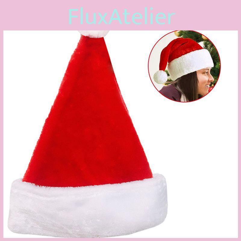 Comfortable Soft Plush Santa Hat For Family Christmas Parties And Celebrations
