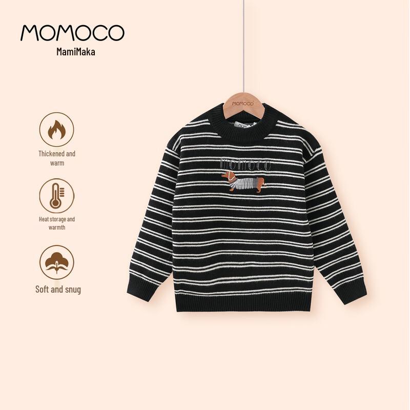MOMOCO Boys  Striped Pullover Sweater 120