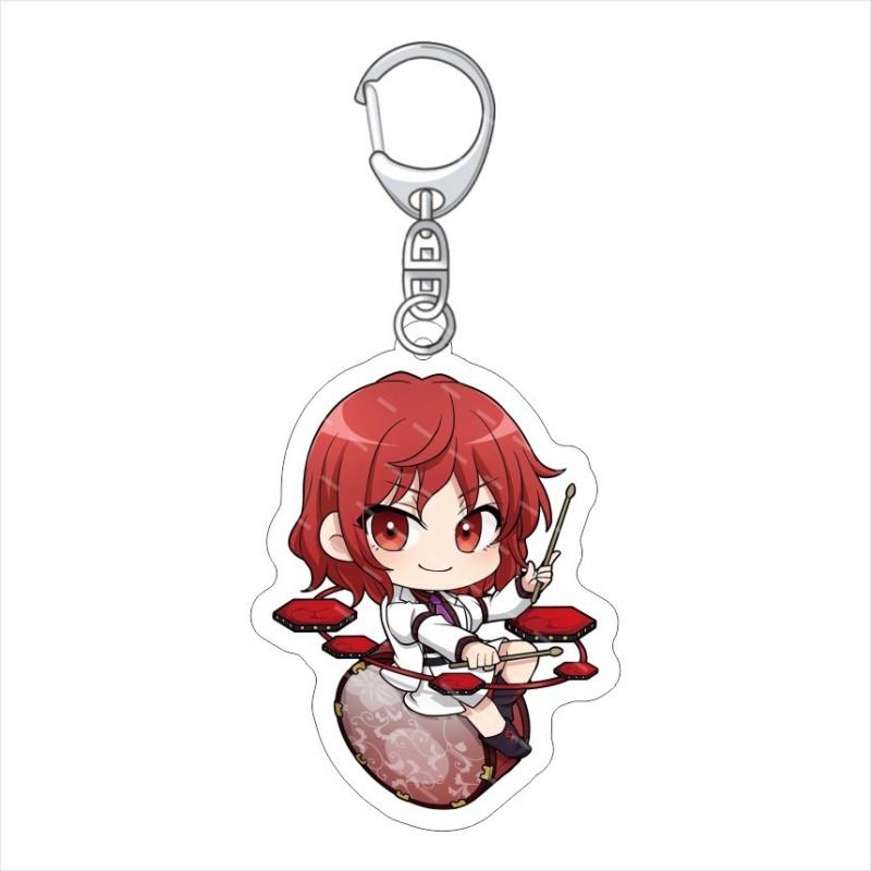 

Anime TouHou Sanne Milk Cute Q-Size Keychain Project Bag accessories decorative items collection gift Acrylic key ring keychain 6 cm