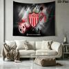 Necaxa Fc Wall Tapestry Aesthetic Wall Hanging Printed Fabric Blanket Decorative Tapestries for Bedroom Living Room Home Decor