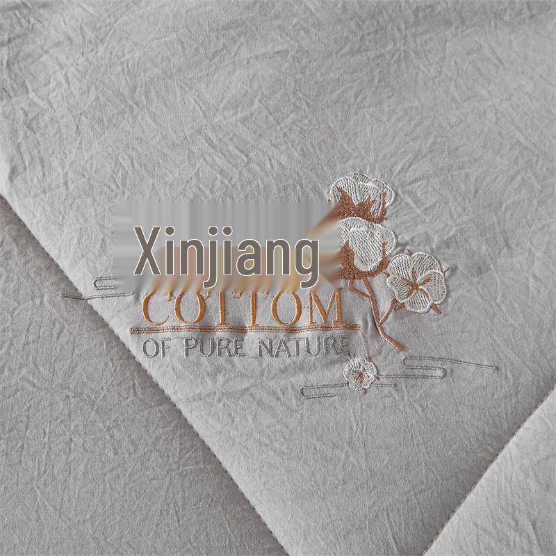 Southern Life Washed Cotton Embroidered Summer Quilt