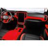 Front Reading Light Switch Cover Trim For Ford Ranger -2024 Red Carbon Fiber