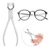Stainless Steel Glasses Eyeglass Frame Adjustment Pliers Glasses Repair Tools Accessories