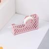 Portable Tape Holder Lightweight Sturdy Iron Desktop Tape Dispenser Minimalist Design Office Desk Accessories
