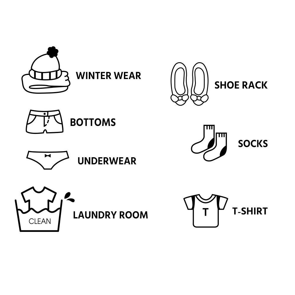 

7 шт. ПВХ наклейки на стену Виниловая художественная роспись Высокое качество Наклейка на шкаф Домашний декор