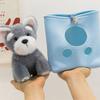 Shoulder Bag Plushie Doll Fur Bag PP Cotton Stuffed Running Dog Knapsack  Birthday Gift