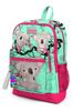 Coral High Kids Aqua Green Neon Coral Koala Patterned Plecak szkolny z czterema przegródkami 23713