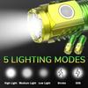 3LED Super Bright Flashlight Portable Mini Burst Flash Torch Rechargeable Outdoor Waterproof Emergency Spotlight with Pen Clip