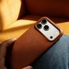 For Magsafe Case for iPhone16Pro Max 15 17 Pro Max 14 13 Retro Full Grain Cowhide Genuine Oil Wax Pattern Leather Magnetic Cover