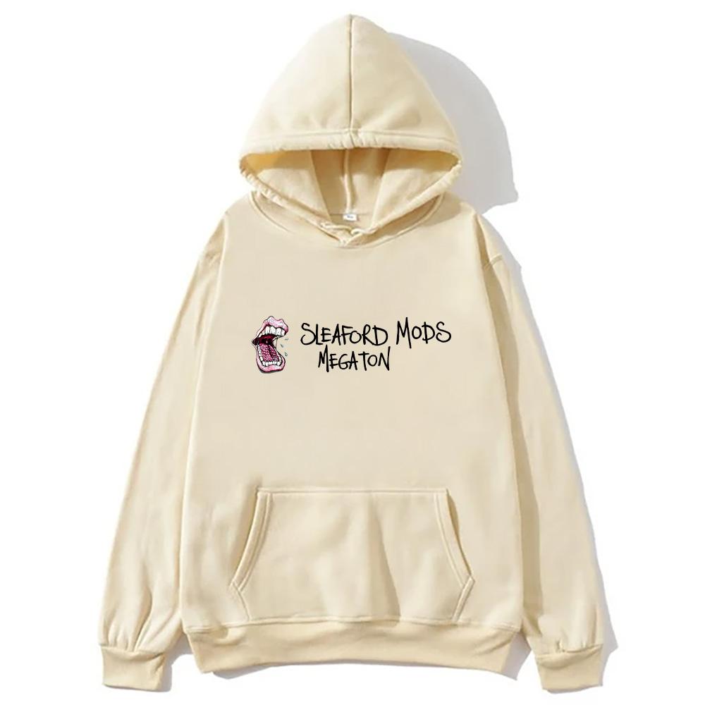 Sleaford Mods Megaton Hoodie Women Men Long Sleeve Hoody Fall High Street Oversize Streetwear Unique Aesthetic Creative