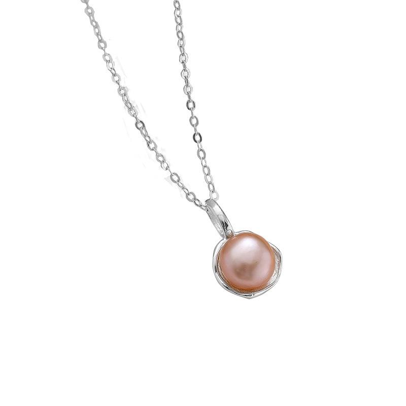 Pearl Necklace Female Simple Cold Wind Temperament Niche Design Light Luxury Collarbone Chain Gift For Girlfriend Quality