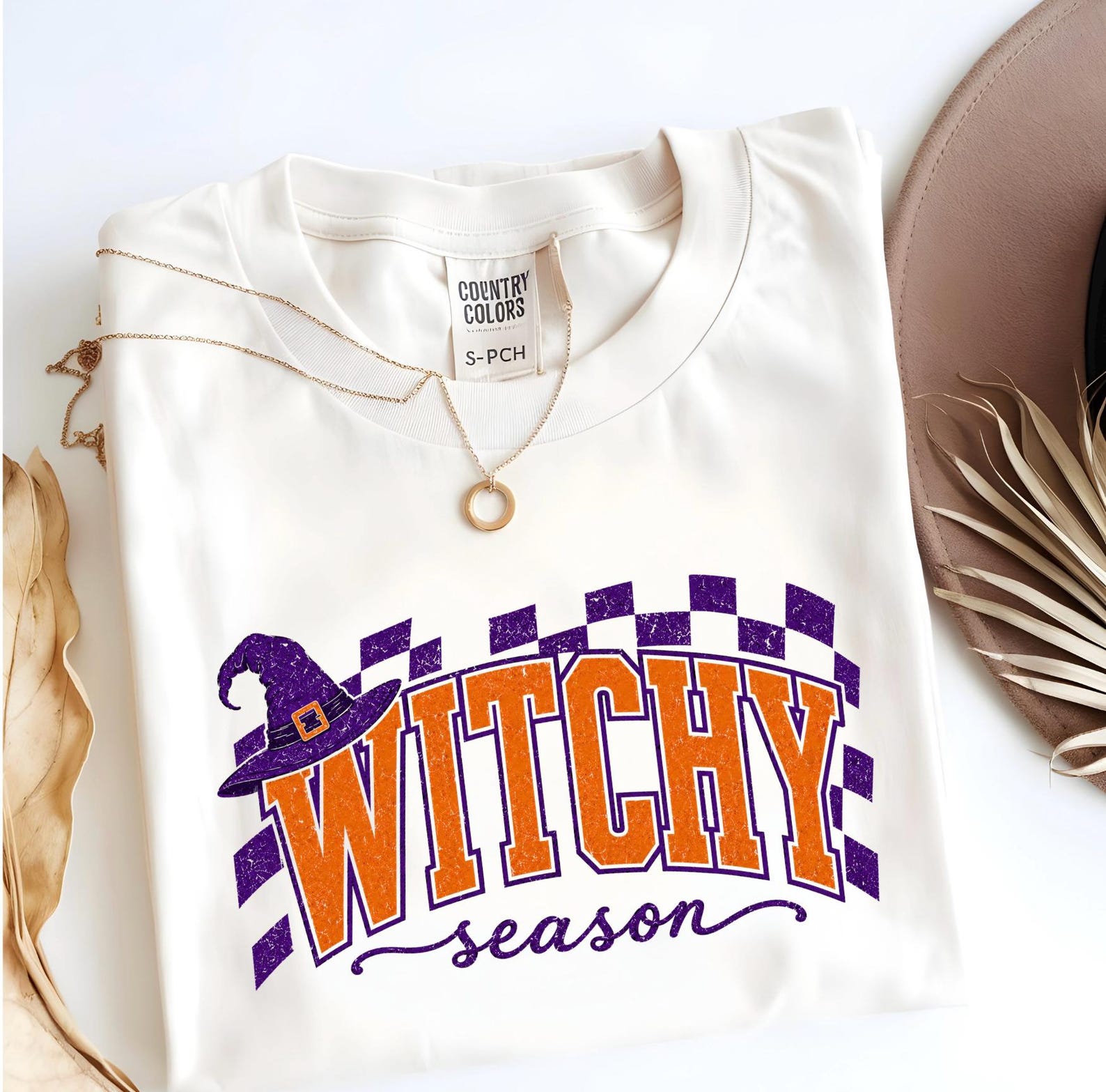 Witchy Season TShirt, Halloween Shirt for Women, Retro Witch T-Shirt, Spooky Season, Witchy Aesthetic L