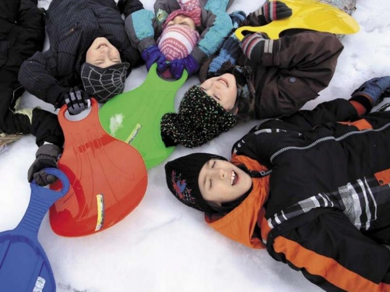 Ślizg Jabłuszko KID | Czerwony