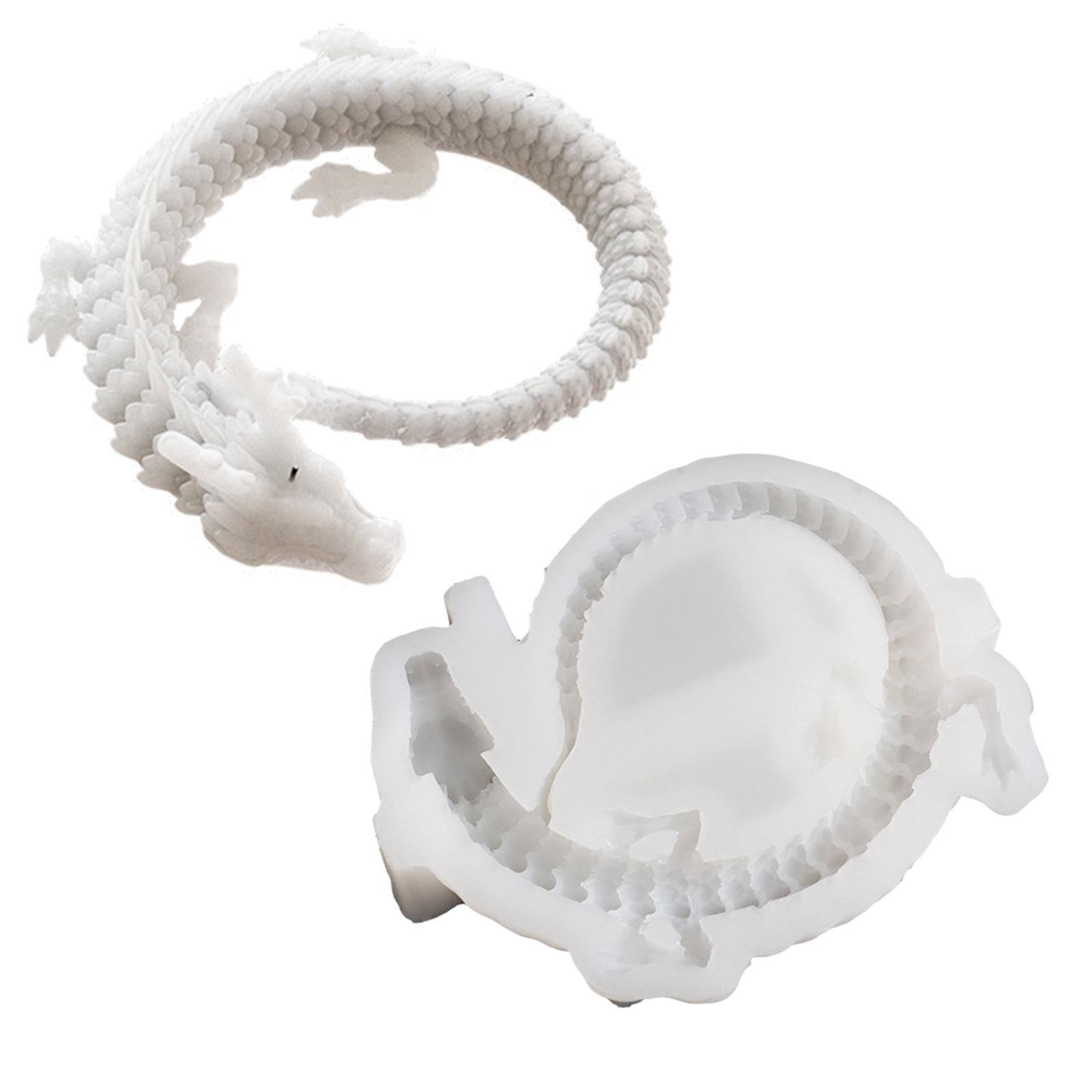 

Форма для свечи «Китайский дракон», формы из эпоксидной смолы, форма для ароматерапии, форма для украшений в виде животных, подарки для любителей DIY 2