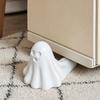 Jedinečná domácí dekorace Zarážka na dveře Roztomilá duchová zarážka na dveře, 3D tištěná halloweenská dekorace, Robustní protiskluzový klínový stojánek, Větruodolný držák, pro