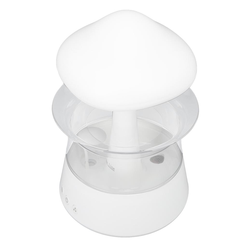 Rain Cloud Humidifier Water Drip 300ml Mushroom Rain Diffuser with 7 Colors for Sleeping Relaxing
