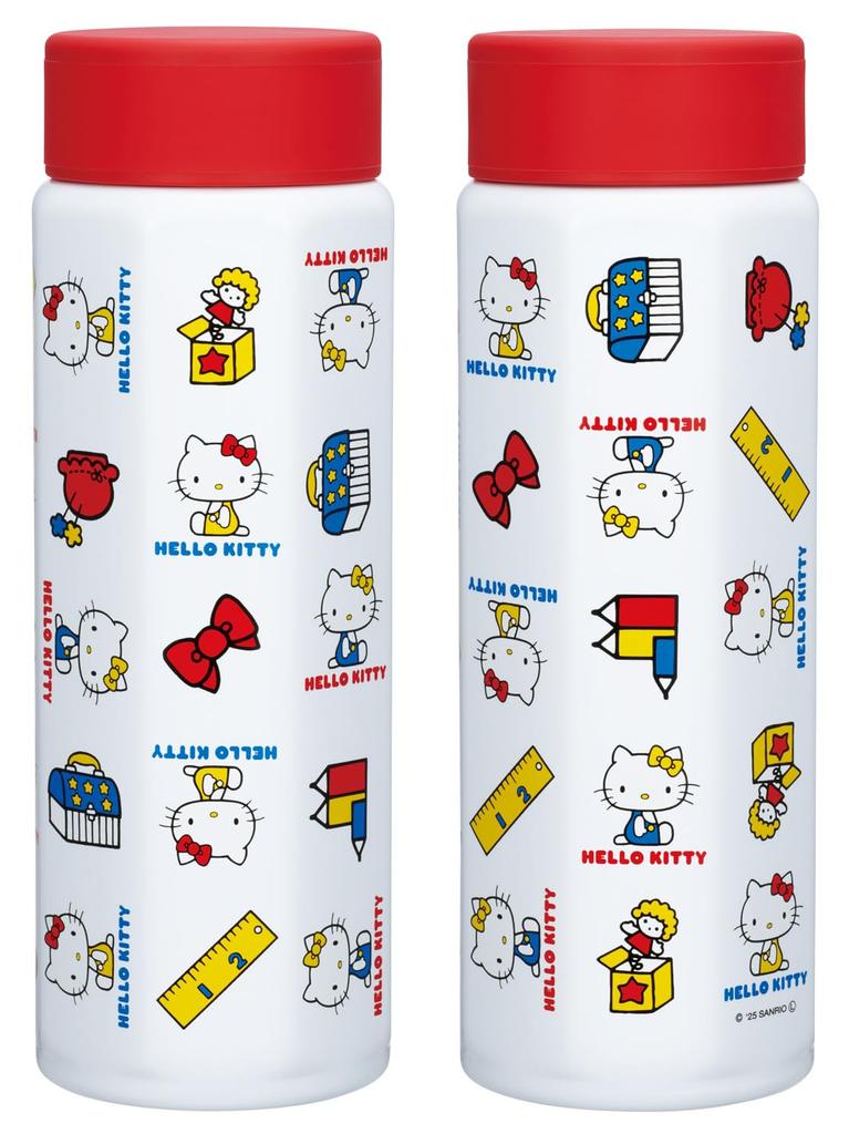 Skater Octagonal Stainless Steel Water Keeps Drinks Hot or Sanrio Hello Kitty Bottle, 500ml, Insulated, Cold, STO5-A