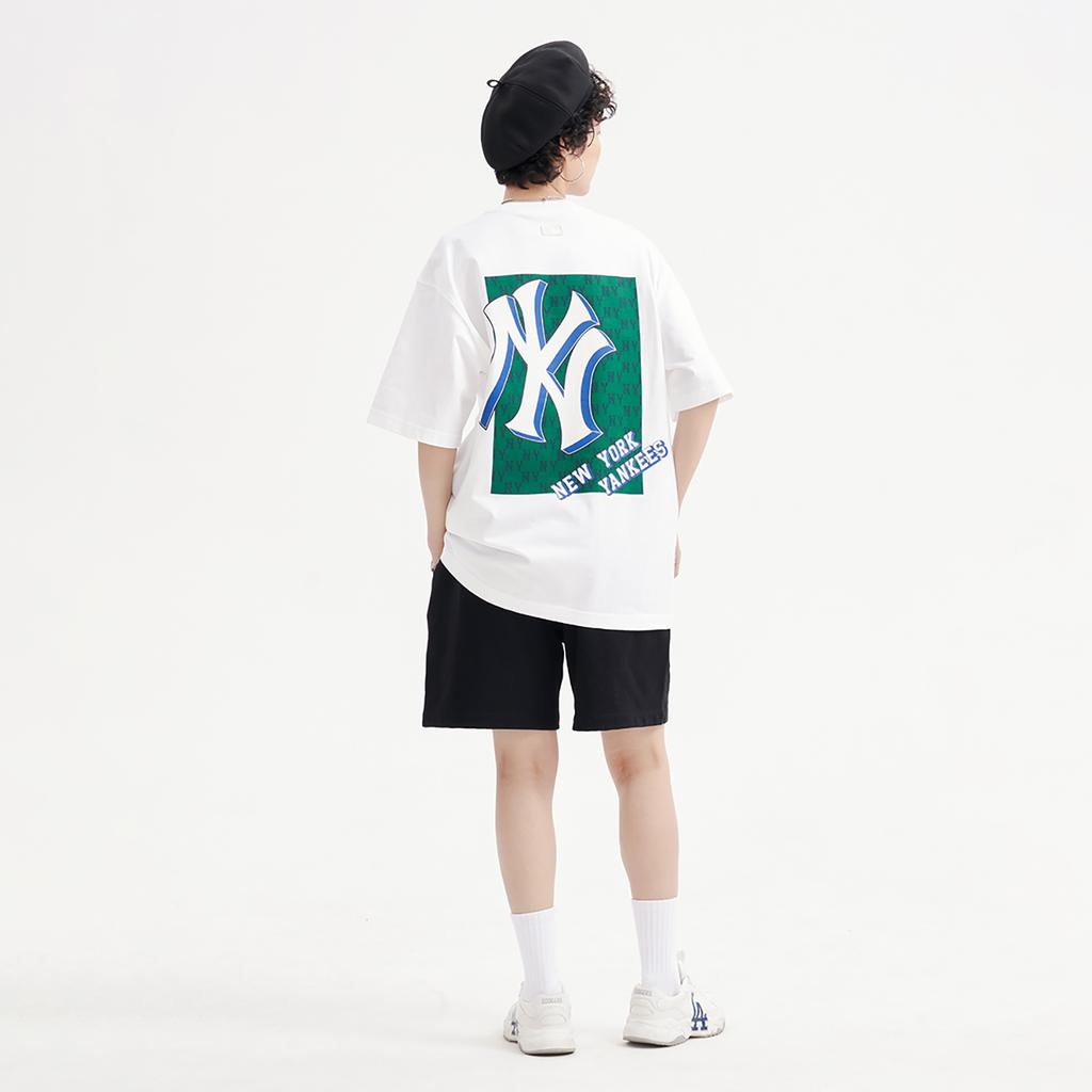 New MLB New York Yankees T Shirt Unisex White 3ATSM3033-50WHS