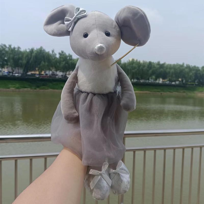 Adorable Pink Ballet Mouse Plush Doll - Zodiac Rat Gift for Girls & Claw Machine Prize