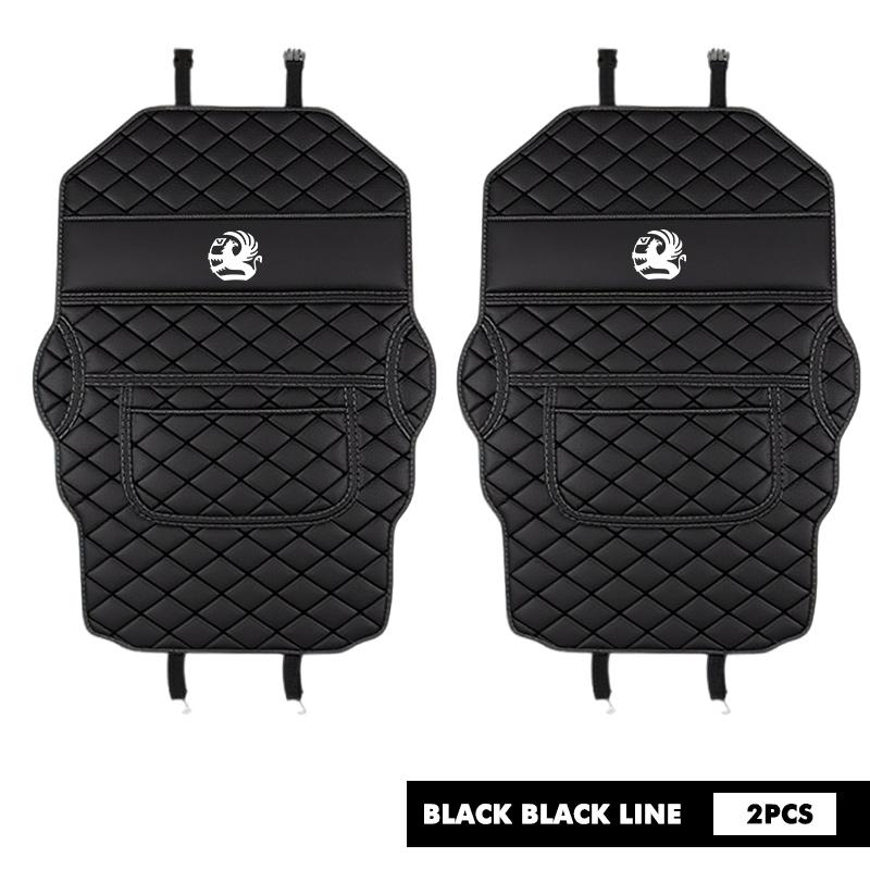 Leather Car Seat Back Protector Kick-Proof Anti Slip Child Mat For Vauxhall Vivaro Corsa VXR8 Insignia Zafira Astra Tigra