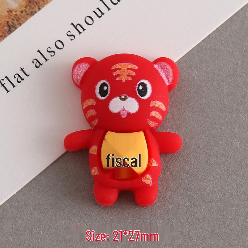 Tiger Series Resin Accessories: Phone Case, Headwear, Hair Clips, Car Decor, Stickers