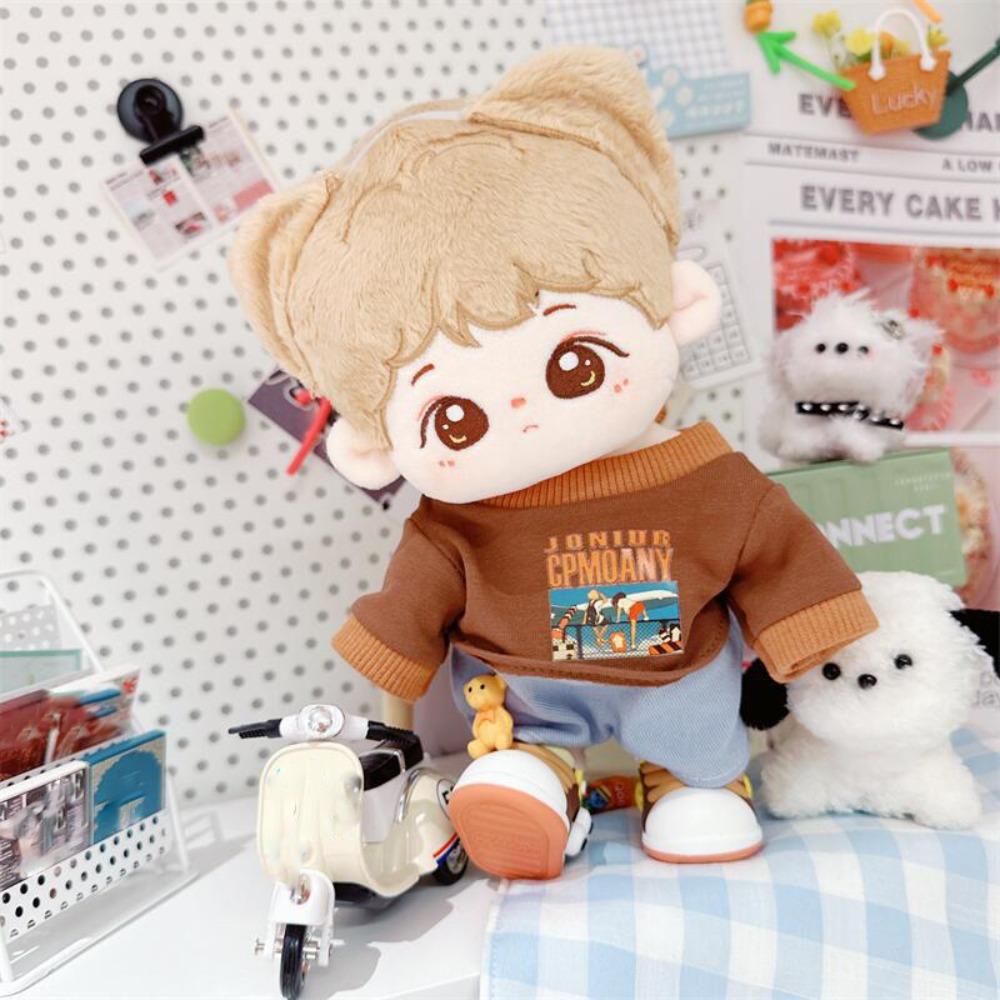 

1 set Hoodie 20cm Cotton Doll Clothes Outfit Plush Doll Clothes Doll Accessories 1 set
