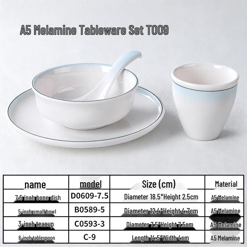 Chuzhou A5 Melamine Tableware Set