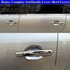 For Peugeot 207 308 3008 For Citroen C4 C6 Jumpy ABS Car Styling Chrome Side Door Handle Cover & Door Bowl Cover