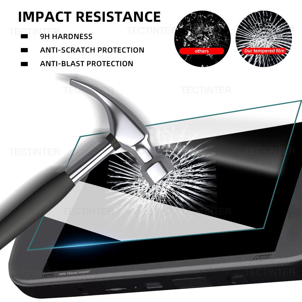 TECTINTER Tempered Glass For Trimui Smart Pro Game Console Screen Protector Films 9H Hard Anti-Scratch Glass Gaming Accessories