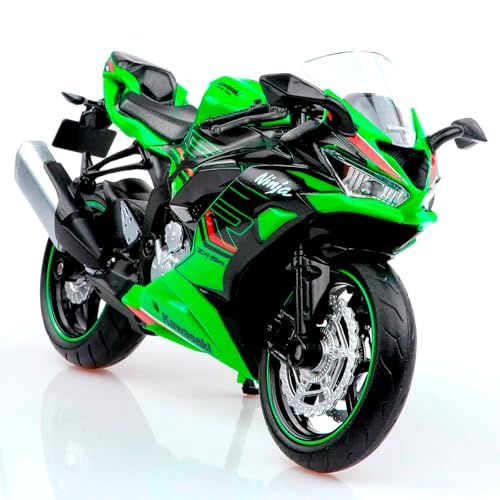 

TOKAXI 1/12 Scale Kawasaki Ninja Z6 Diecast Toy Bike Kawasaki Motorcycle Model Ninja Motorcycle Toy Gift for Boys and Girls