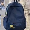 Schoolbag American College Trendy Cool Embroidered Alphabet Backpack Junior High School Students Daily Commuting Light Casual Versatile Backpack