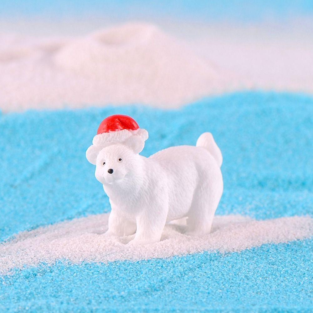 Decor Desktop Decoration Home Decoration Ornament DIY Accessories Polar Bear Figurines Christmas