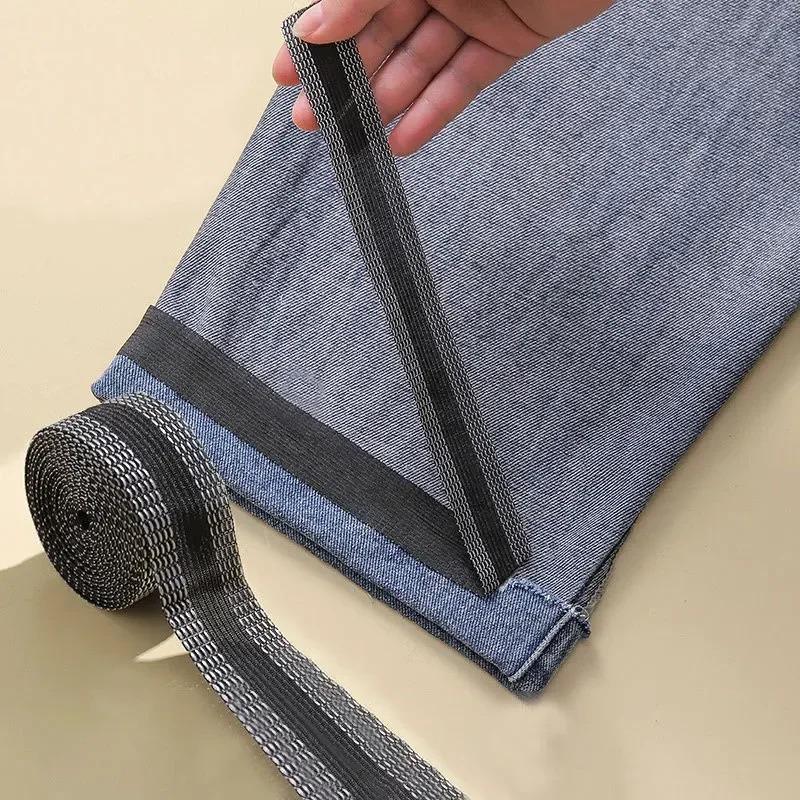 30/2M Self-Adhesive Pant Paste Tape for Trousers Pants Edge Clothes Length Shorten Repair Tools Iron-On Hem DIY Sewing Supplies