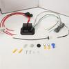 Adjustable Radiator Fan Controller Switches Kit For 12V 24V Vehicles Supports 2 Fans With Digital Temperature Readout