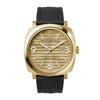 Herrenuhr WP2 700993 Metall Gold Schwarz Silikonarmband 45mm