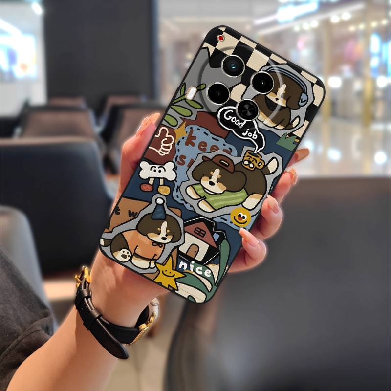 Shockproof Full wrap Phone Case For Tecno Camon30/4G/5G/CL6/CL7 Animals Cute Back Cover Durable Anti-dust Silicone TPU