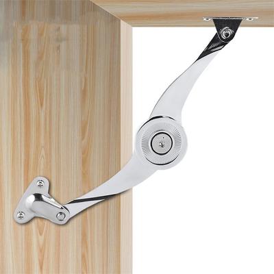 Bisagras Hidráulicas de Parada Aleatoria para Puertas de Armarios de Cocina Bisagra Ajustable Pulida Soporte de Hardware para Tapa Levadiza de Muebles