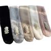 1Pcs New Women's Winter Scarf Faux Plush Pearl Scarf Faux Fur Thickening Warm Cross Stereo Scarfs New Scarfs Apparel Accessories
