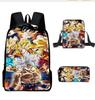 Primary And Secondary School Students Dragonball Schoolbag Three-Piece Cartoon Animation Backpack