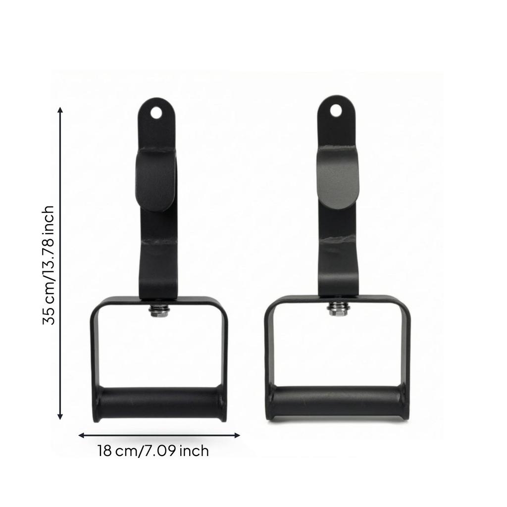Cable Machine Handles Heavy-Duty Attachment Anti-Slip Gym Grips