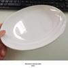 A5 Round Commercial Plastic Buffet and Fast Food Plate for Rice or Soup