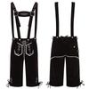 Oktoberfest Bavarian Men's Lederhosen with Suspenders