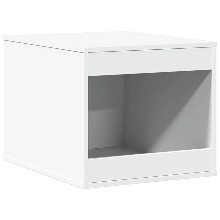 VidaXL Cat Litter Box Furniture White Engineered Wood 857760