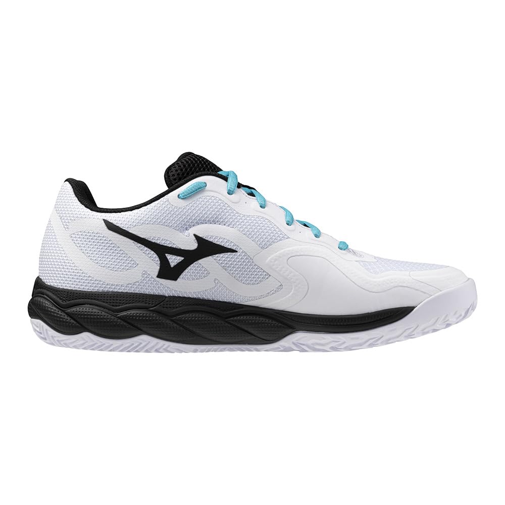 Tennis Shoes Wave Enforce Court OC Artificial Grass Court Club Activities Lightweight Soft Tennis Hard Tennis White X Black Cm 3E [Mizuno] Clay/Sand