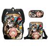 Spy X Family Anime Schultasche 3tlg/Set Cartoon Cosplay Anya Rucksack Umhängetasche Federmäppchen Studenten Jungen Mädchen Laptop Rucksack