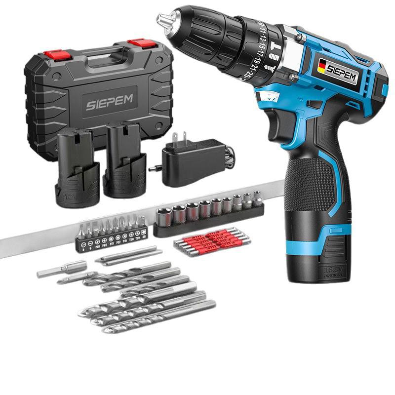 German Cordless Drill: Multifunctional Lithium Battery Electric Screwdriver