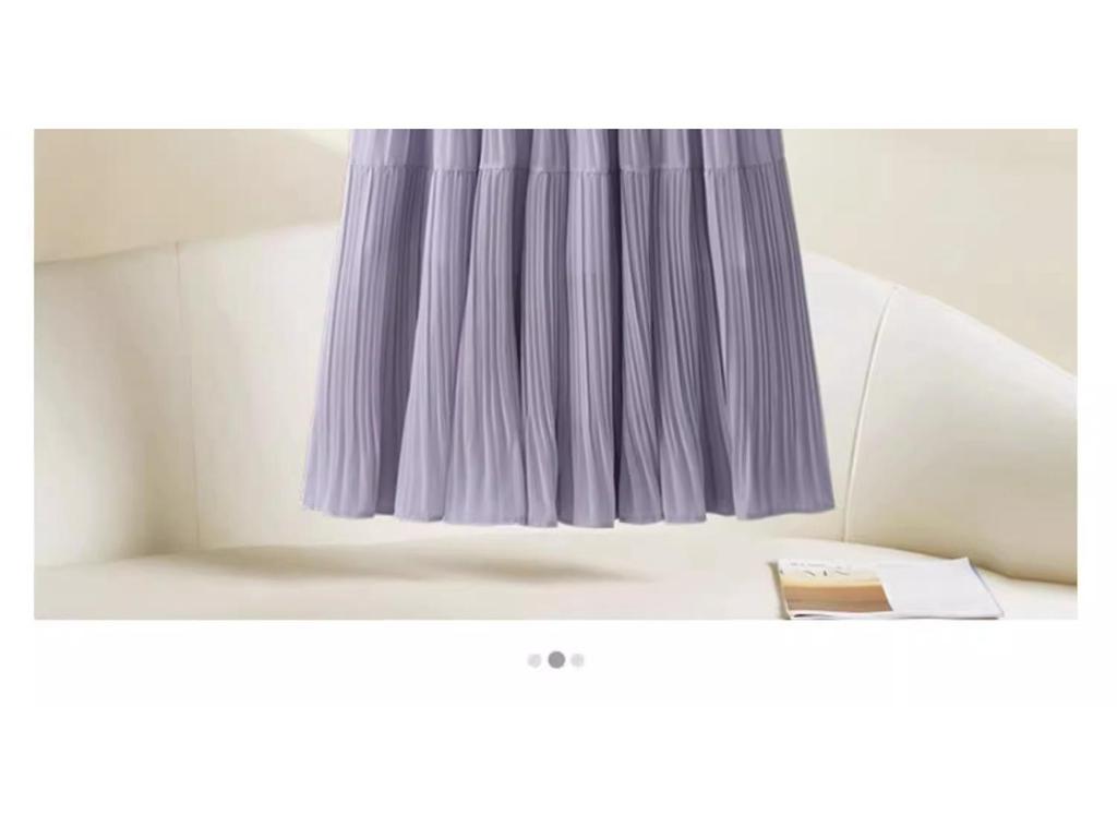 2025 Women's Summer Chiffon A-Line Midi Skirt - Slimming, Popular Style