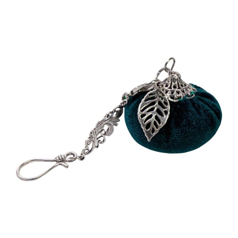 Pernuțe practice pentru ace, pandantiv, pernă pentru ace în formă de roșie, suport pentru ace pentru cusut, quilting, lucru de mână, artizanat