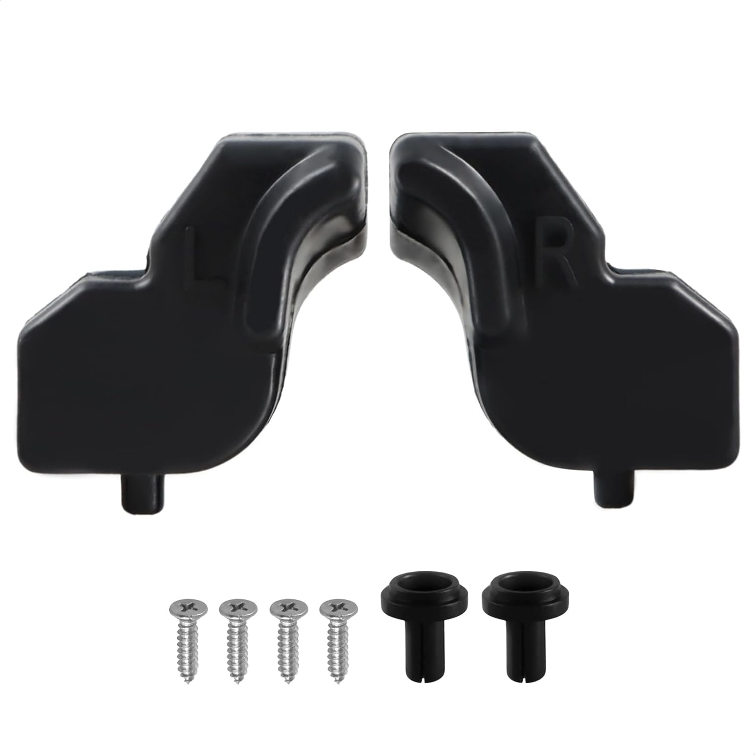 Upgraded Left&Right Side Tailgate Rubber Bumper Cushions Tailgate Stopper Limiter Cushions With 4 Metal Bolts Compatible With Ford F-150 2015-