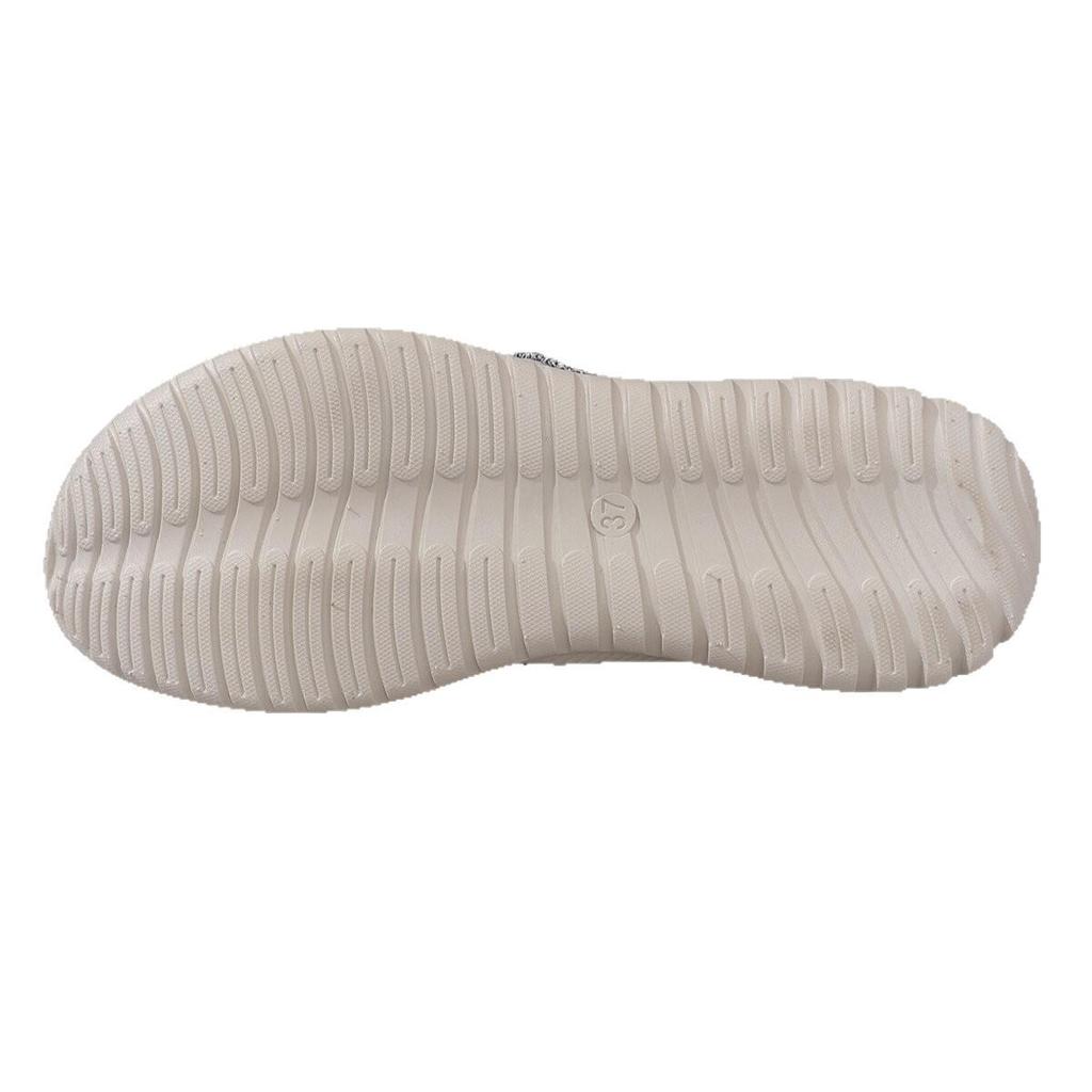 Women's Plus Size Non-Slip Canvas Flip-Flops - New 2025 Outdoor Flat & Sweat-Absorbing Beach Sandals